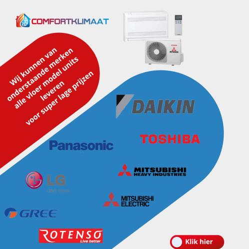 Topmerken vloermodel airco airconditioner kies simpel online, Doe-het-zelf en Verbouw, Verwarming en Radiatoren, Nieuw, Overige typen
