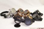 Steampunk lasbril Goggles in brons, zwart, koper of ijzer, Overige merken, Overige kleuren, Nieuw, Ophalen of Verzenden