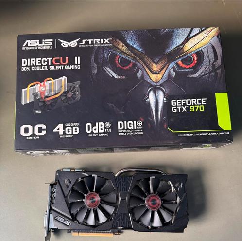 ASUS Strix Direct CU II GTX 970 4GB, Computers en Software, Videokaarten, Zo goed als nieuw, Nvidia, PCI-Express 3.0, GDDR5, HDMI