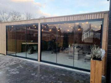 ACTIE GLAZEN SCHUIFWANDEN GLASWAND GLAZENSCHUIFWAND  beschikbaar voor biedingen