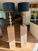 Lampen set op standaards - Riviera Maison, Ophalen, Gebruikt, 75 cm of meer