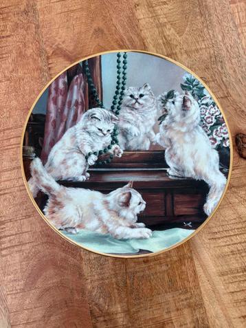 Franklin Mint Poezenborden met Certificaat beschikbaar voor biedingen