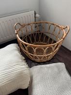 Hele leuke grote rotan IKEA SNIDAD mand + accecoires, Huis en Inrichting, Woonaccessoires | Schalen en Manden, Mand, Rond, Ophalen of Verzenden