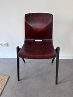 2 Schoolstoelen Galvanitas (Thur op Seat), Gebruikt, Twee, Bruin, Vintage