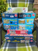 10x puzzles 950/1000 stukjes.
Jan van Haasteren/That's life, Hobby en Vrije tijd, Denksport en Puzzels, Ophalen of Verzenden, Zo goed als nieuw