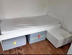 Kinderbed met accessoires, Huis en Inrichting, Gebruikt, 90 cm, Eenpersoons, Wit