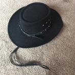 Wester cowboy hoed zwart maat 56, Ophalen of Verzenden, Zo goed als nieuw, 56 of 57 cm (M, 7 of 7⅛ inch), Hoed