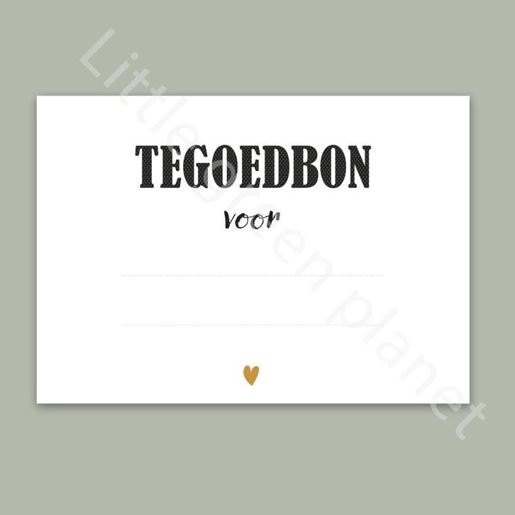 Tegoedbon leeg – Printable, Tickets en Kaartjes, Kortingen en Cadeaubonnen, Overige typen, Cadeaubon