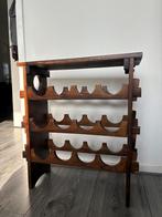 Houten wijnrek, Huis en Inrichting, Woonaccessoires | Wijnrekken, Ophalen, 5 tot 15 flessen, Zo goed als nieuw, Minder dan 50 cm