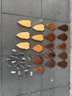 Reeen trofeeplankjes schidjes trofee plankjes geweiklem ree., Ophalen of Verzenden, Zo goed als nieuw, Hert