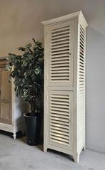 Antieke brocante Franse eendeurskast vintage meidenkast kast, Ophalen of Verzenden