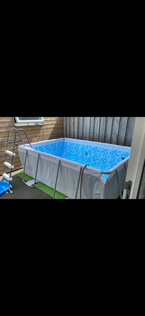 Te koop, Bestway Zwembad 2,82 x 1.96 x 84 zo goed als nieuw!, Tuin en Terras, Zwembaden, Zo goed als nieuw, Opzetzwembad, 80 tot 120 cm