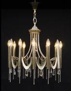 Chromen Gaetano Sciolari hanglamp / kroonluchter., Huis en Inrichting, Lampen | Hanglampen, Ophalen, Gebruikt, Metaal, 50 tot 75 cm