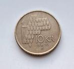 Noorse / Noorwegen 10 Kronen 1995 (nr.18), Ophalen of Verzenden, Overige landen, Losse munt