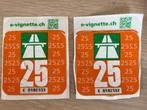 Zwitserland vignet 2x 2025, Tickets en Kaartjes, Autovignetten, Drie personen of meer