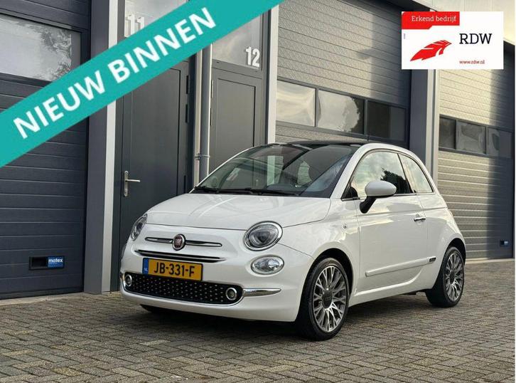 Fiat 500 Lounge Twinair Turbo|Zeer netjes|Pano|Pdc|Goed ondh, Auto's, Fiat, Bedrijf, Airconditioning, Bluetooth, Boordcomputer