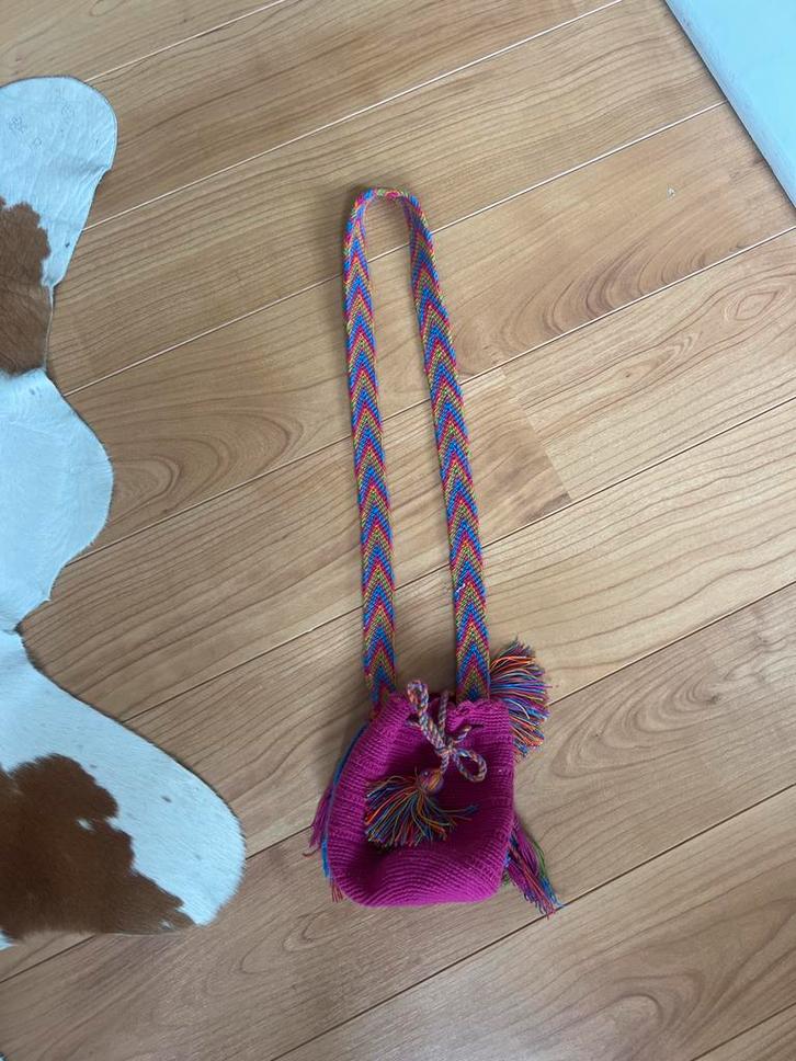 Ibiza Stijl Tasje voor Kinderen, Sieraden, Tassen en Uiterlijk, Tassen | Damestassen, Zo goed als nieuw, Schoudertasje, Roze, Ophalen