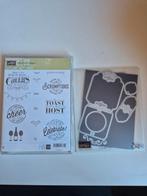 Stampin Up setlist Here's to Cheers  en Cheerful Tags, Hobby en Vrije tijd, Stempelen, Ophalen of Verzenden, Zo goed als nieuw