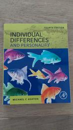 Individual Differences and Personality., Michael C Ashton, Nieuw, Ophalen of Verzenden, WO