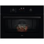 AEG Magnetron - Oven  005NK40K Zwart, Witgoed en Apparatuur, Ovens, 45 tot 60 cm, Aeg, Oven, Nieuw