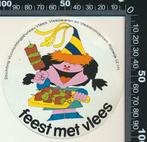 Sticker: Vlees - Feest met vlees (2), Ophalen of Verzenden, Zo goed als nieuw, Bedrijf of Vereniging