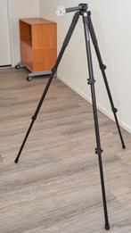 manfrotto 055 aluminium lichtgewicht statief, Audio, Tv en Foto, Driepoot, Ophalen of Verzenden, 150 tot 175 cm, Zo goed als nieuw