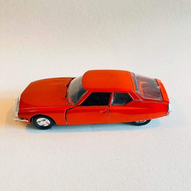 Citroën SM Norev Jetcar 1:43 Rood /Oranje, Hobby en Vrije tijd, Modelauto's | 1:43, Ophalen of Verzenden