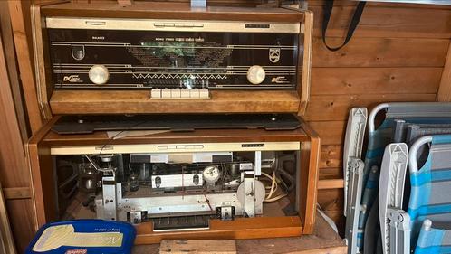 2 Philips Buizen radio ter reparatie, Antiek en Kunst, Antiek | Tv's en Audio, Ophalen