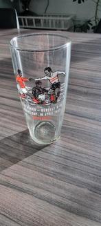 Vintage Feyenoord - Benfica voetbalglas 1963, Huis en Inrichting, Ophalen, Glas of Glazen, Gebruikt, Glas