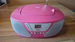 Roze Bigben Radio met CD Speler, Ophalen of Verzenden, Gebruikt, Radio, Met cd-speler