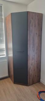 Almila Legend hoekkast - walnoot/antraciet, Ophalen, Overige materialen, 200 cm of meer, 75 cm of meer