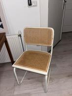 Design vintage rotan eetkamer stoelen 3 stuks, Ophalen of Verzenden, Zo goed als nieuw, Bruin, Twee