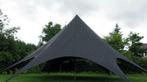 Bikerstent Starflex-Shelter Starshade Stertent 14x14m Zwart, Ophalen of Verzenden, Nieuw, Stertent