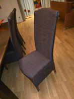 Prachtige authentieke set van 6 Lloyd Loom stoelen, Ophalen, Overige materialen, Gebruikt, Bruin