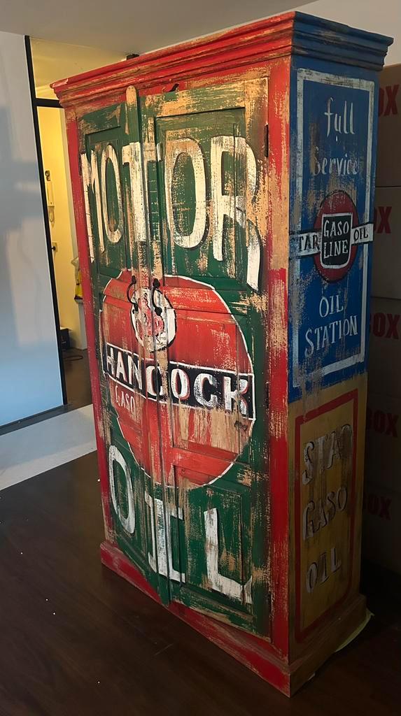 Houten Retro kast zgan!!!!, Huis en Inrichting, Kasten | Buffetkasten, Ophalen