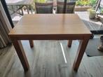 Mooie, massieve teak houten tafel 70x100cm, Ophalen, 50 tot 100 cm, Zo goed als nieuw, Vijf personen of meer
