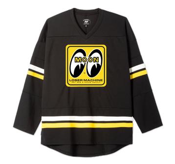 LOSER MACHINE X MOONEYES ICING HOCKEY JERSEY BLACK beschikbaar voor biedingen