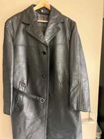 Heren echt (leer) leather jas, Kleding | Heren, Ophalen of Verzenden, Gedragen, Maat 52/54 (L), Zwart