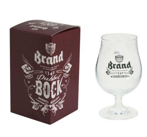 4 NIEUWE BRAND DUBBELBOCK GLAZEN, Verzamelen, Biermerken, Nieuw, Glas of Glazen, Brand, Ophalen of Verzenden