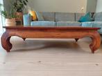 Massief houten opiumtafel 120x74x35, Ophalen, Gebruikt, 100 tot 150 cm, 50 tot 100 cm