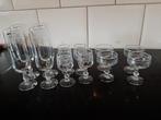 Vintage glasservies 12 stuks, Huis en Inrichting, Glas of Glazen, Ophalen of Verzenden, Overige stijlen, Glas