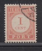 K617 ned indie 1913 port 1 cent gestempeld, Verzenden, Gestempeld, Nederlands-Indië