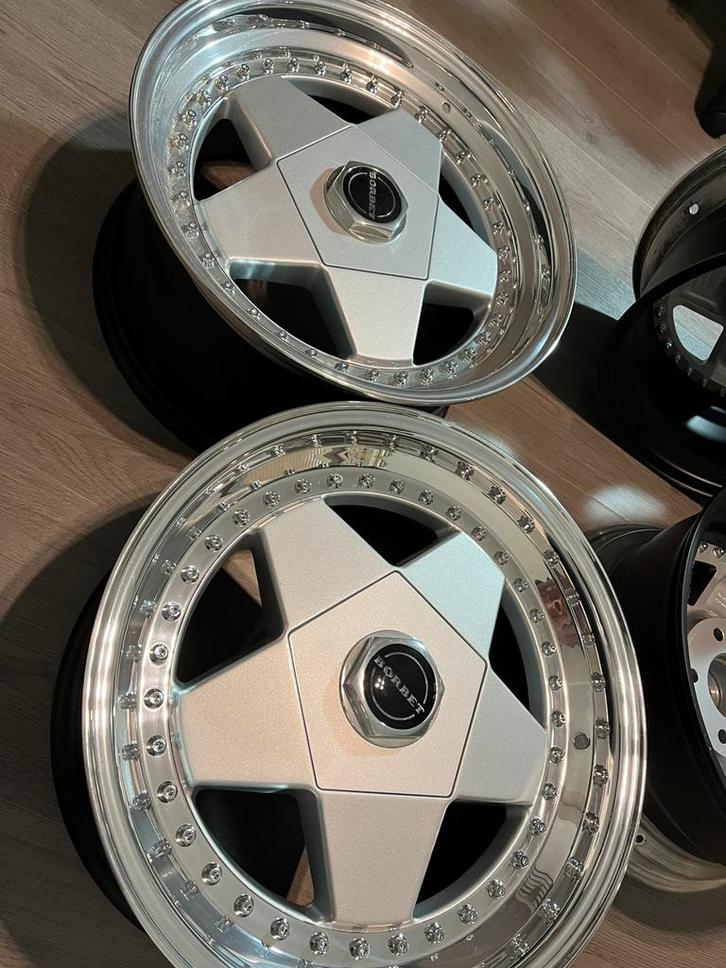 Borbet A 3delig!, Auto-onderdelen, Banden en Velgen, Velg(en), Zomerbanden, 16 inch, Gereviseerd, Ophalen