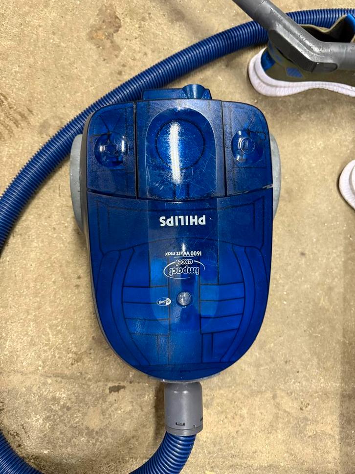 Philips Impact Excel Stofzuiger, Witgoed en Apparatuur, Stofzuigers, Gebruikt, Stofzuiger, 1200 tot 1600 watt, Stofzak, Ophalen