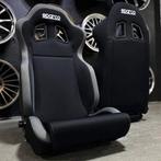 Sparco R100 Zwart Grijs Kuipstoel Sportstoel Racestoel, Auto diversen, Ophalen of Verzenden