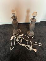 Lampenvoeten landelijk zonder kap, Huis en Inrichting, Lampen | Tafellampen, Ophalen of Verzenden, Zo goed als nieuw, Minder dan 50 cm