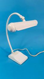 Vintage tafellamp, bureaulamp wit, metaal. 4A5, Tweedehands verkoop, Tweedehands verkoop, Gebruikt, Ophalen of Verzenden