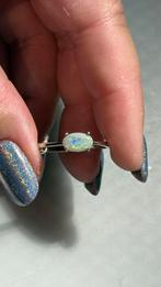 Australische opaal ring 925 zilver, Ophalen, Nieuw, Zilver