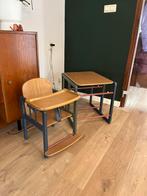 Retro vintage jaren 60 kinderstoel, Ophalen of Verzenden, Gebruikt, Overige typen, Afneembaar eetblad