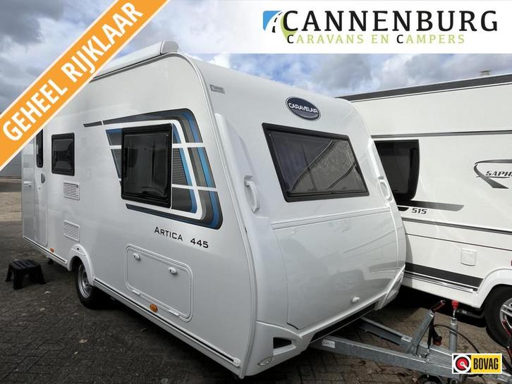 Caravelair Artica 445 cassluifel-vtent en mover, Caravans en Kamperen, Caravans, tot en met 4, 1000 - 1250 kg, Treinzit, Caravelair